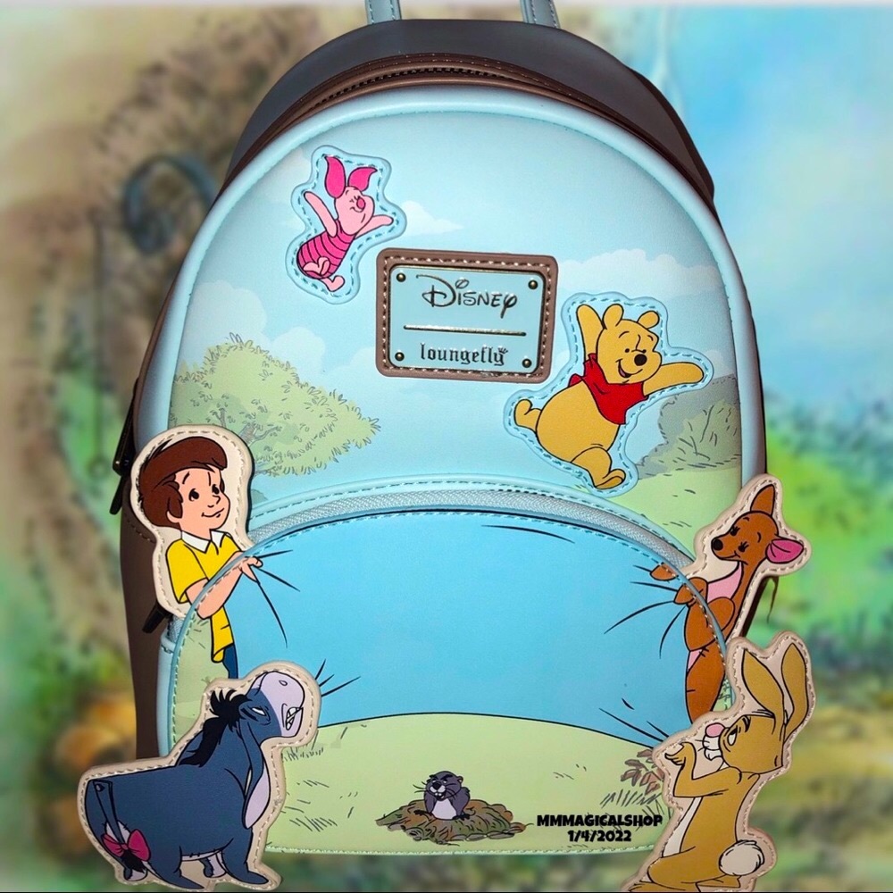 Winnie The Pooh 95th Anniversary Celebration Toss Backpack & Parade Zip Wallet - Picture 2 of 9